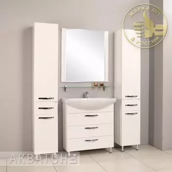 Комплект мебели Акватон Ария 80 Н белая