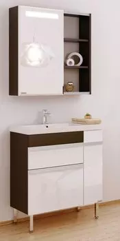 Комплект мебели Alavann Марко 70, белый/венге