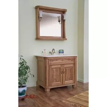 Комплект мебели Аллигатор Классик 90A зеркало в раме