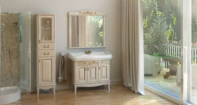 Комплект мебели Aquarodos Микелла 100 Ваниль