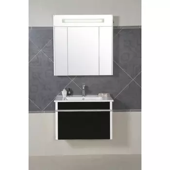 Комплект мебели Aquarodos Париж 75 Черный подвесной