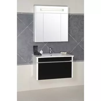 Комплект мебели Aquarodos Париж 85 Черный подвесной