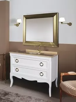 Комплект мебели Bagno Piu Moretta 2.0 Белый матовый (золото)