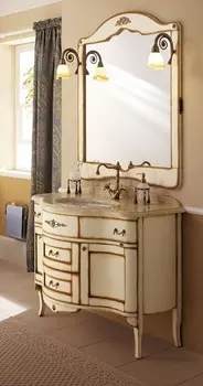 Комплект мебели Bagno Piu Palladio 110 Табачная патина