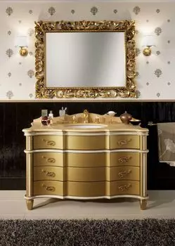 Комплект мебели Bagno Piu Tiffany 138 Состаренное золото