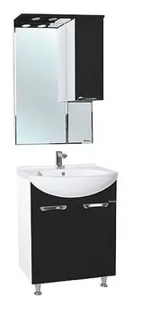 Комплект мебели Bellezza Альфа 55, черный