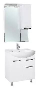 Комплект мебели Bellezza Альфа 65 с ящиком, белый