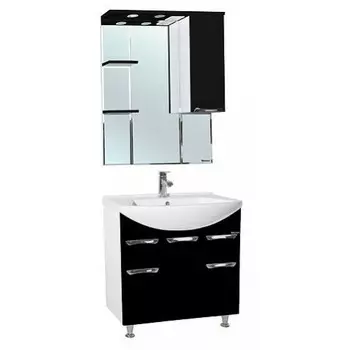 Комплект мебели Bellezza Альфа 75, черный