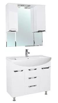 Комплект мебели Bellezza Альфа 90, белый