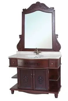 Комплект мебели Bellezza Аврора 115, коричневый