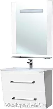 Комплект мебели Bellezza Берта 60 подвесная, белый