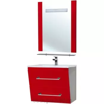 Комплект мебели Bellezza Берта 75 подвесная, красный