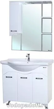 Комплект мебели Bellezza Дрея 85 с бельевой корзиной