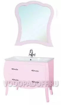 Комплект мебели Bellezza Грация 80, розовый