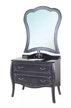 Комплект мебели Bellezza Грация Люкс 90, черный