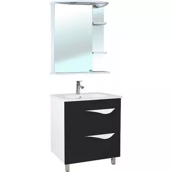 Комплект мебели Bellezza Эйфория 60, черный