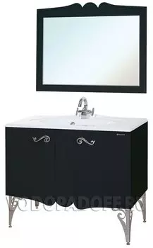 Комплект мебели Bellezza Эстель 100, черный