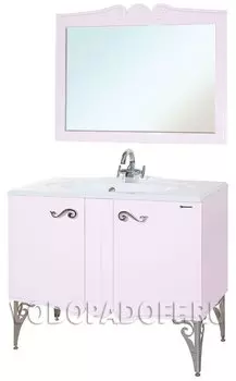 Комплект мебели Bellezza Эстель 100, розовый