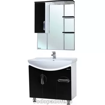 Комплект мебели Bellezza Лагуна 75, черный