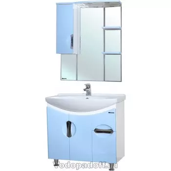 Комплект мебели Bellezza Лагуна 75, голубой