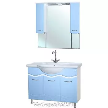 Комплект мебели Bellezza Мари 105, голубой