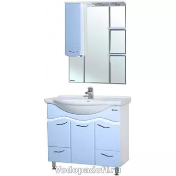 Комплект мебели Bellezza Мари 85, голубой