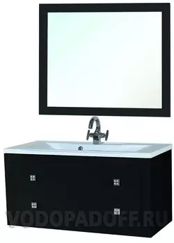 Комплект мебели Bellezza Милан 100, черный