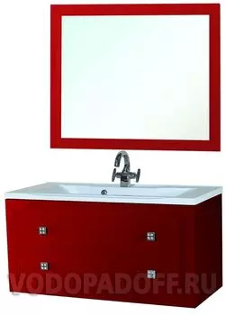 Комплект мебели Bellezza Милан 100, красный