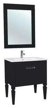 Комплект мебели Bellezza Мираж 80, черный