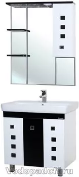 Комплект мебели Bellezza Натали 70, черный