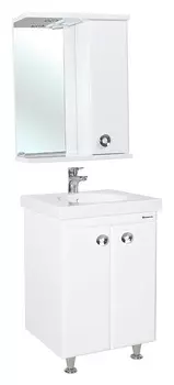 Комплект мебели Bellezza Неаполь 50 напольный, белый