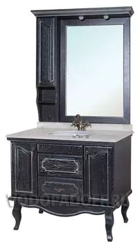 Комплект мебели Bellezza Рим 110, черный