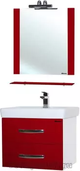 Комплект мебели Bellezza Рокко 50 подвесная красный
