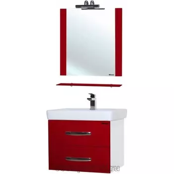 Комплект мебели Bellezza Рокко 60 подвесная, красный