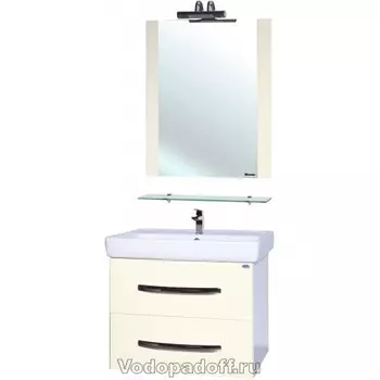 Комплект мебели Bellezza Рокко 80 подвесная, бежевый