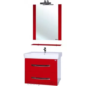 Комплект мебели Bellezza Рокко 80 подвесная, красный