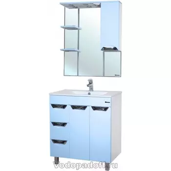 Комплект мебели Bellezza Симона 75, голубой