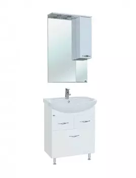 Комплект мебели Bellezza Стелла 65 с 2 ящиками с бельевой корзиной