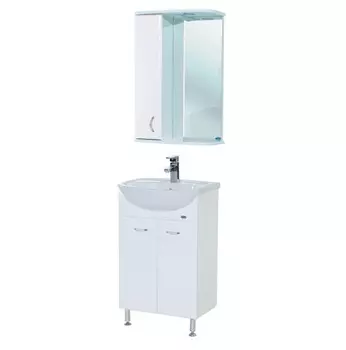 Комплект мебели Bellezza Уют 55 прямая, белый