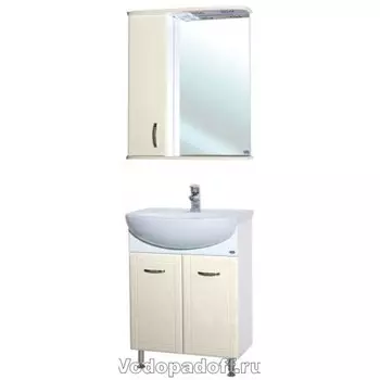 Комплект мебели Bellezza Уют 60 прямая, бежевый