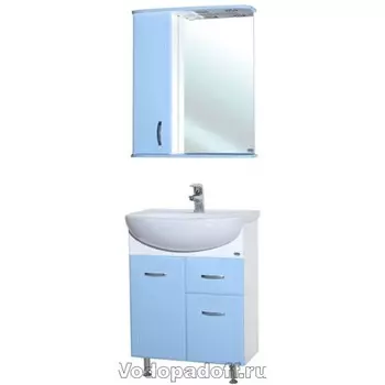 Комплект мебели Bellezza Уют 60 с 1 ящиком, голубой