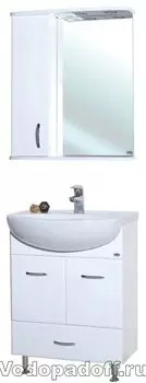 Комплект мебели Bellezza Уют 60 с нижним ящиком, белый