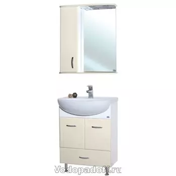 Комплект мебели Bellezza Уют 60 с нижним ящиком, бежевый