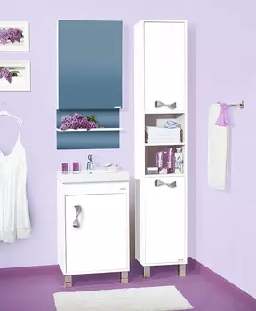 Комплект мебели Бриклаер Аргентина 50 белый глянец