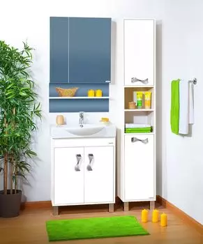 Комплект мебели Бриклаер Аргентина 65 белый глянец