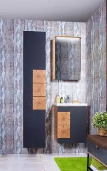 Комплект мебели Бриклаер Бриклаер Форест 50 антрацит, дуб золотой