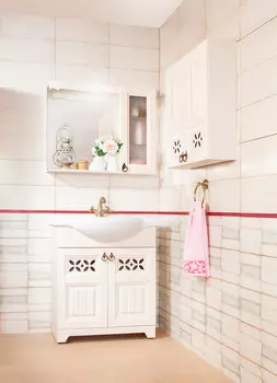 Комплект мебели Бриклаер Кантри 80 Бежевый дуб прованс