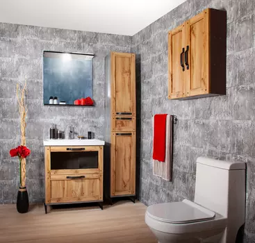 Комплект мебели Бриклаер Лофт 60 Метрополитен грей