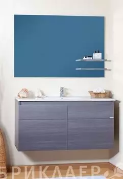 Комплект мебели Бриклаер Мадрид 110, серый