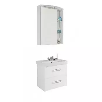 Комплект мебели для ванной 60 с ящиками 1.2, белый